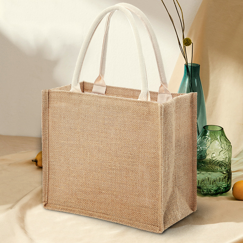 Jute Shopping Tote