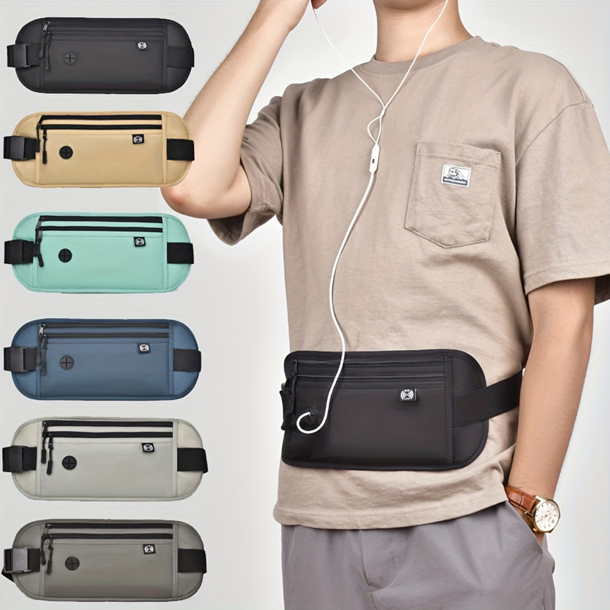 RFID Blocking Waist Bag