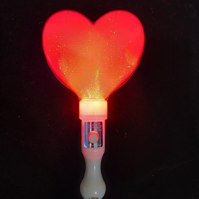 Heart-Shaped LED Glow Stick