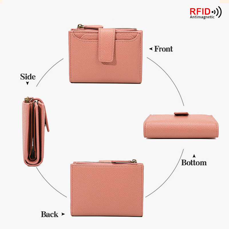 PU Leather RFID Blocking Wallet