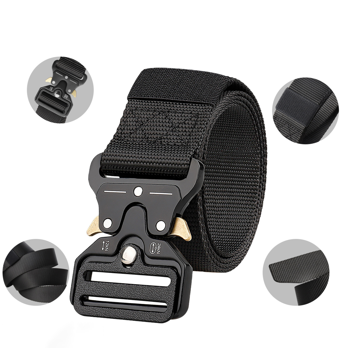 Alloy Buckle Tactical Belt