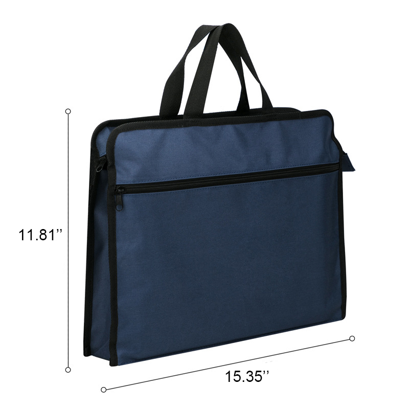 Handheld Zipper Document Bag