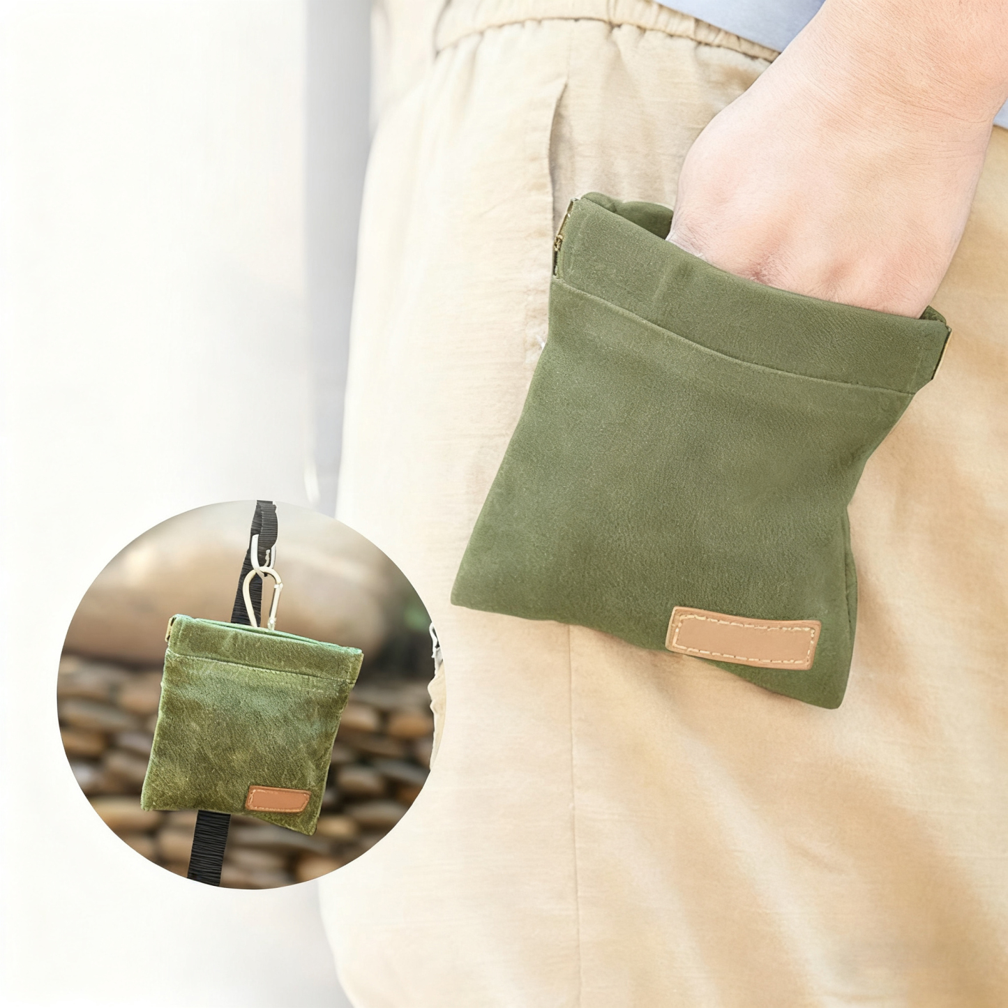 Canvas Pet Treat Pouch