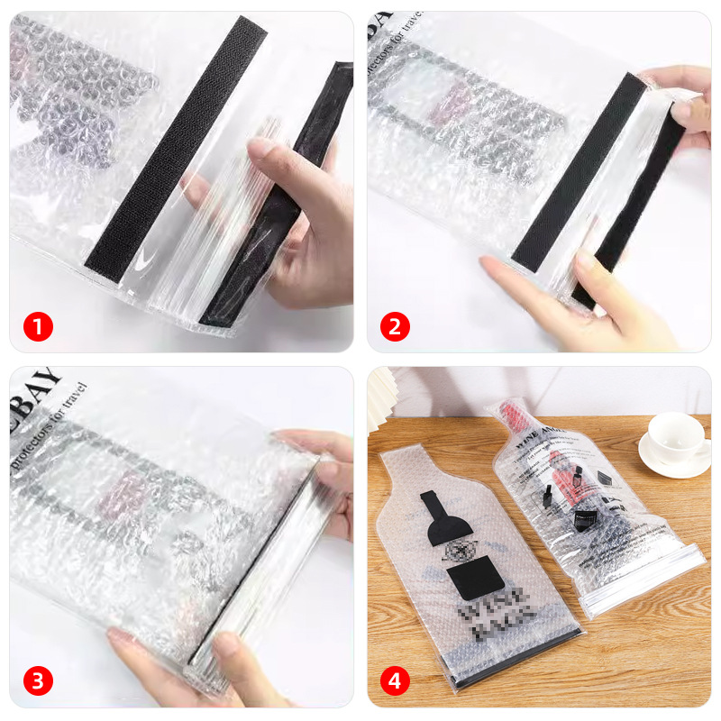 PVC Wine Bottle Protective Bag