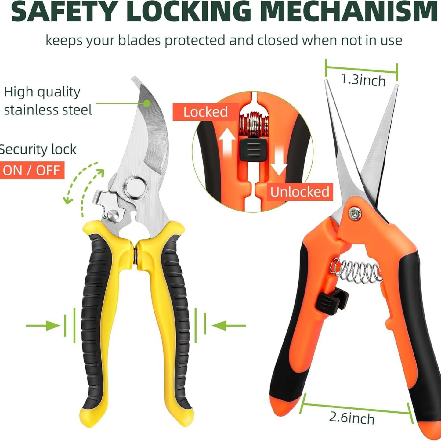 Stainless Steel Garden Shears Set
