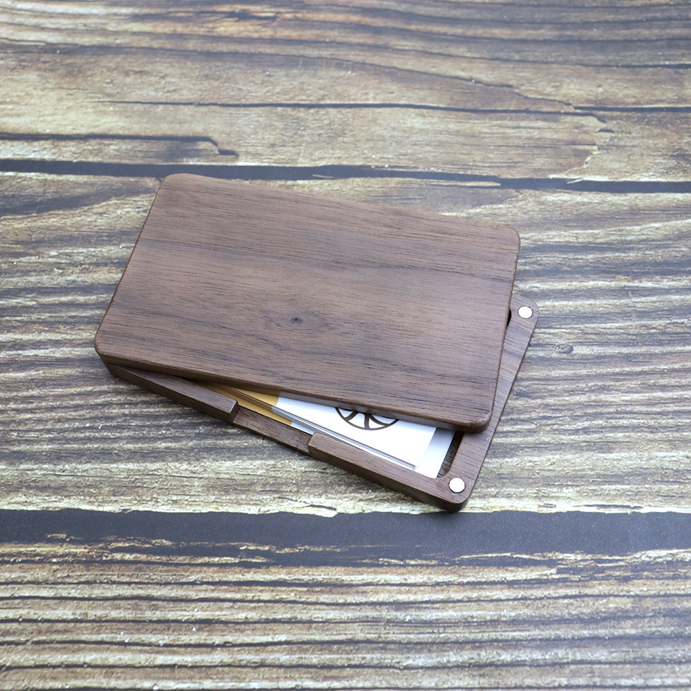 Wooden Business Card Holder