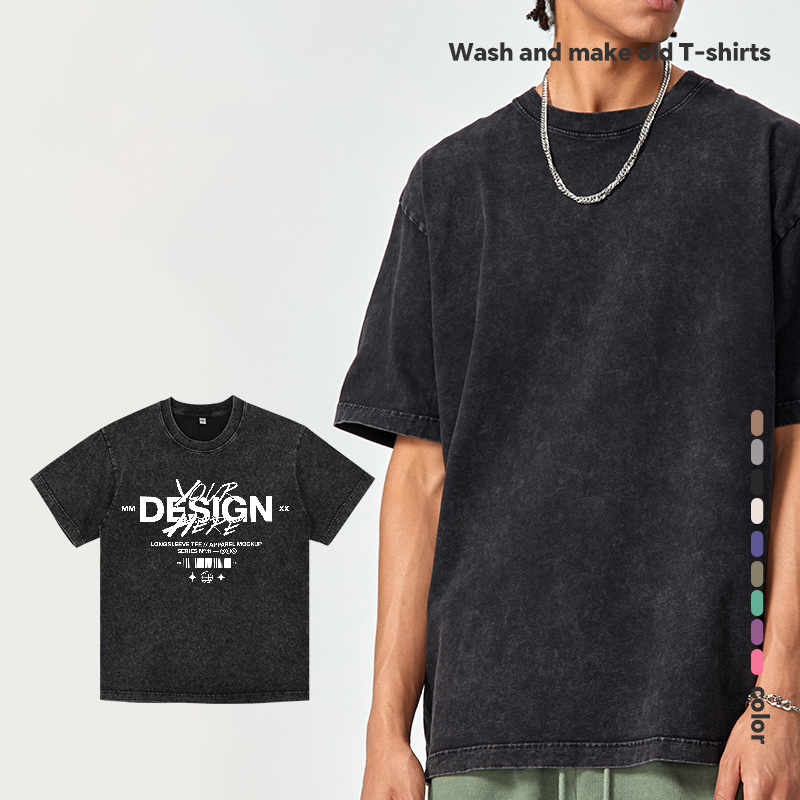 Vintage Washed Cotton T-Shirt