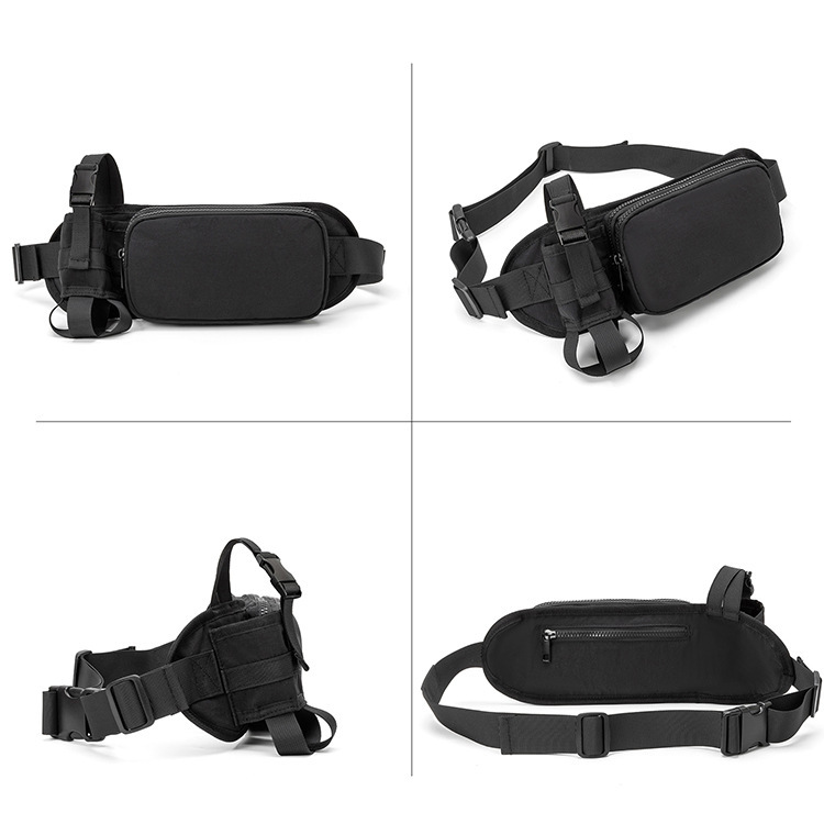 Sports Waist Bag with Water Bottle Holder