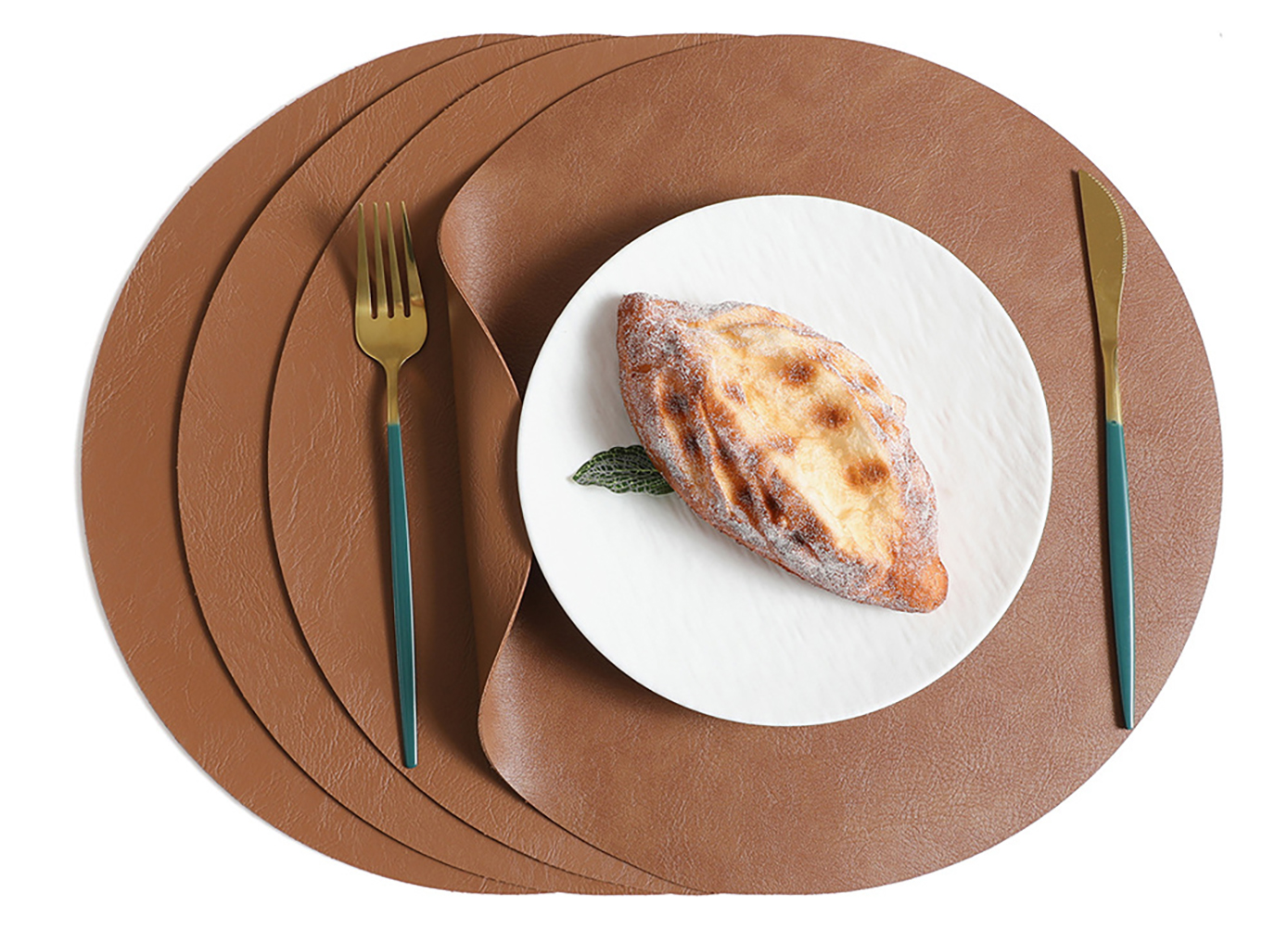 Leather Round Placemat