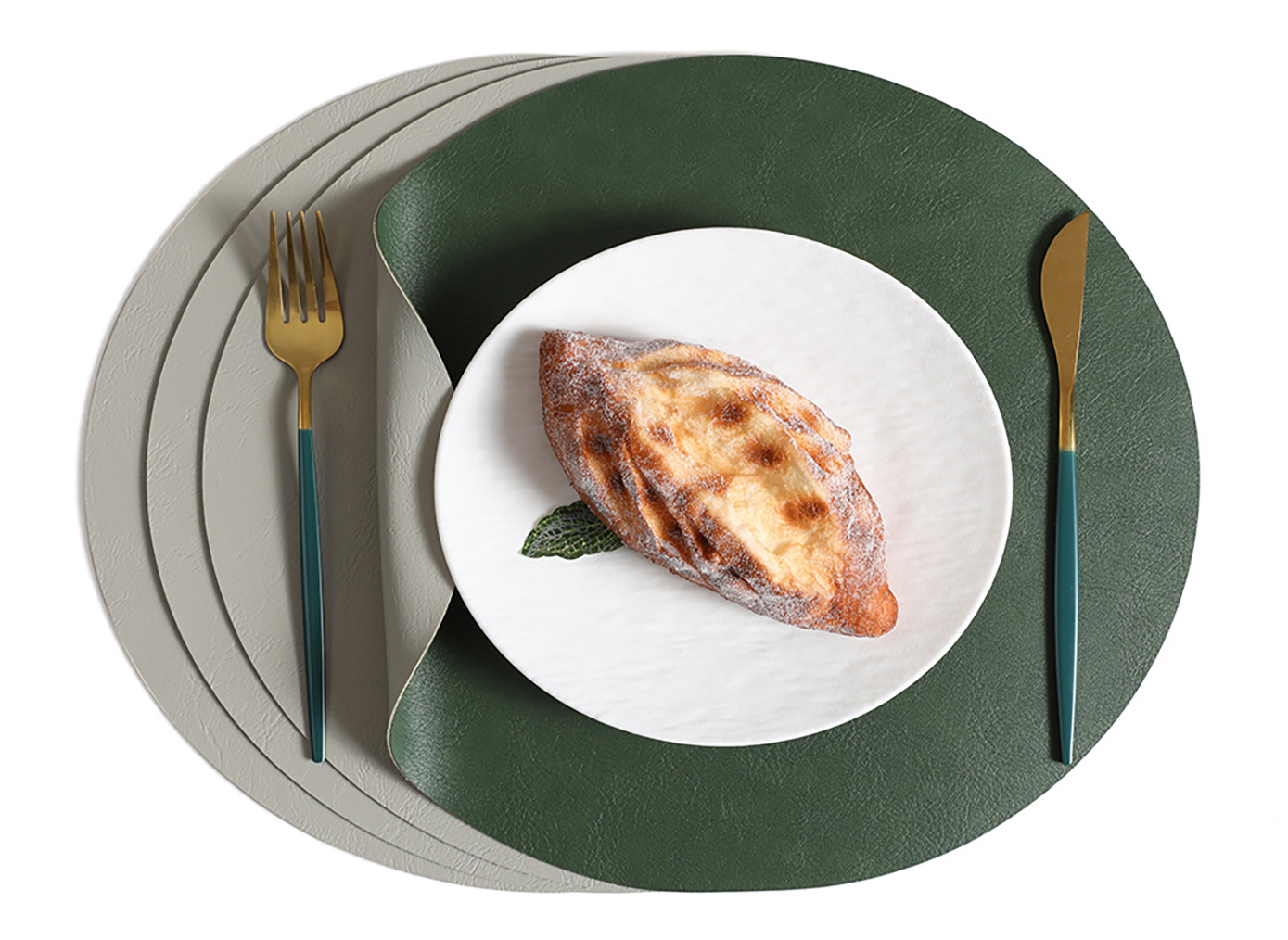 Leather Round Placemat