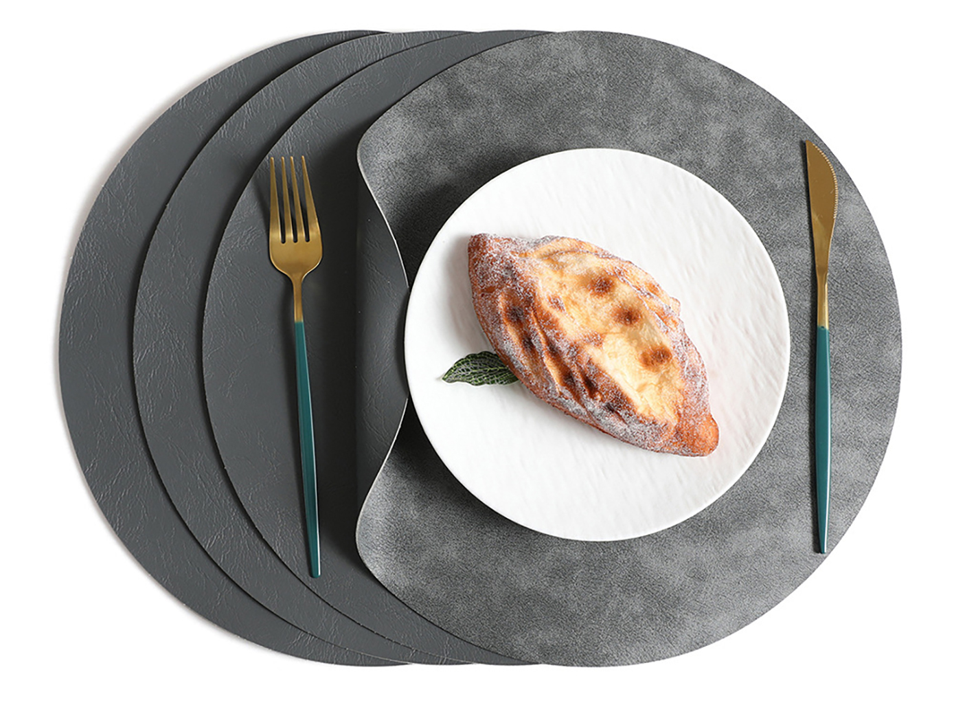 Leather Round Placemat