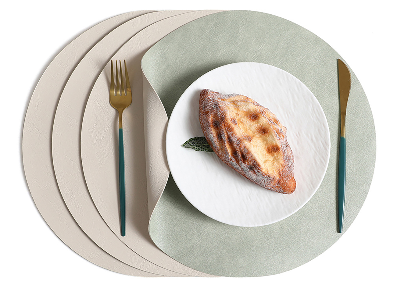 Leather Round Placemat