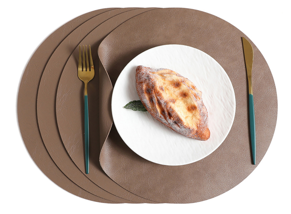 Leather Round Placemat