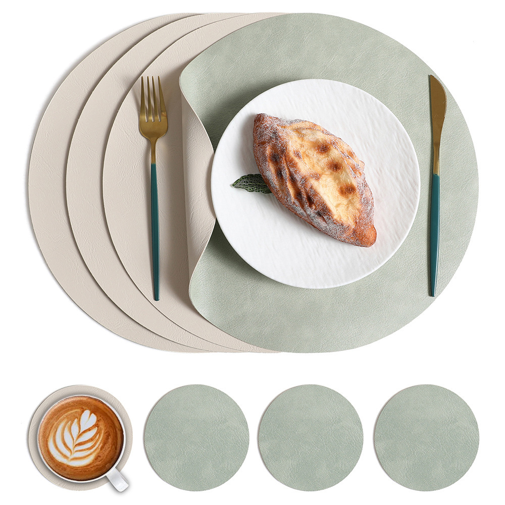 Leather Round Placemat