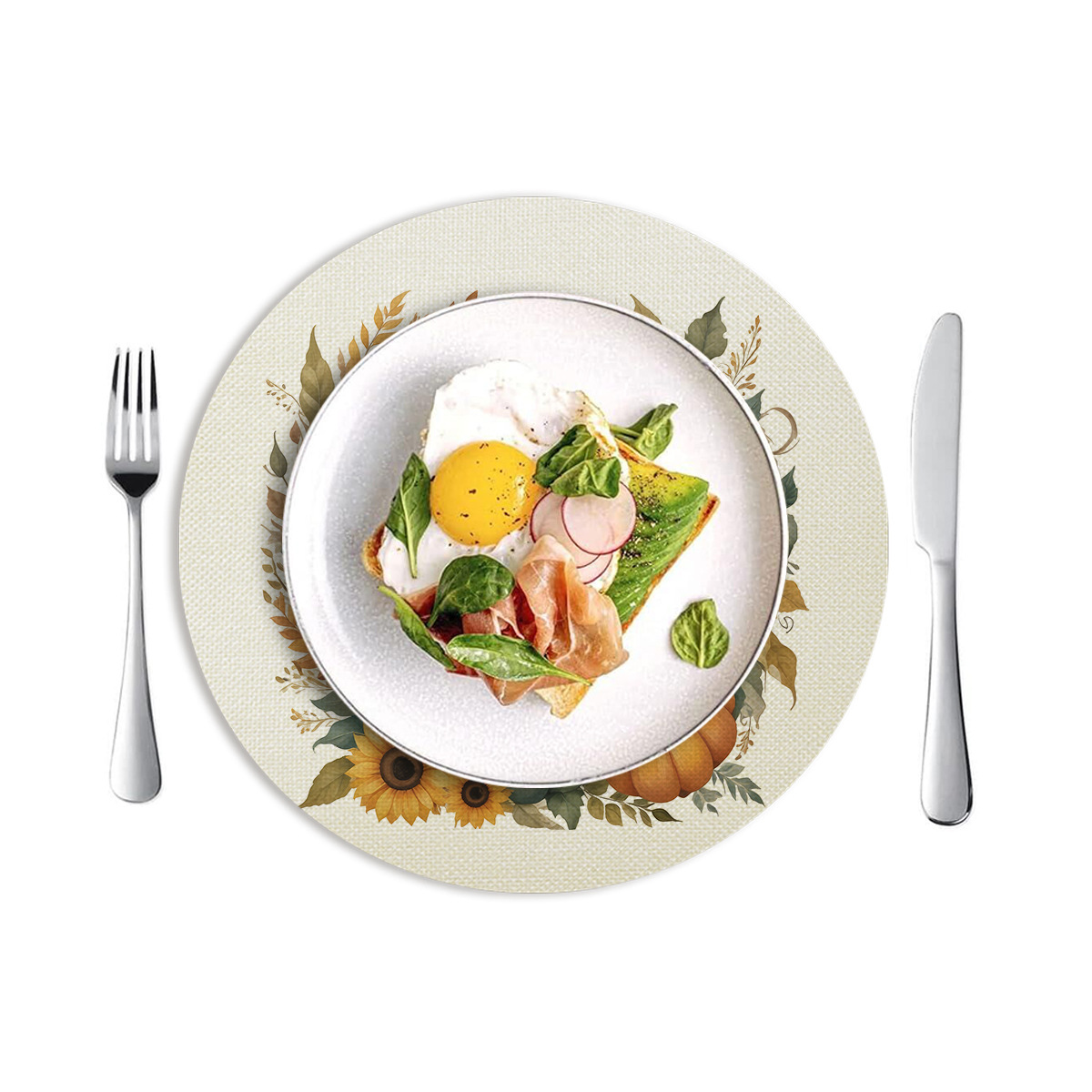 Round Linen Placemat