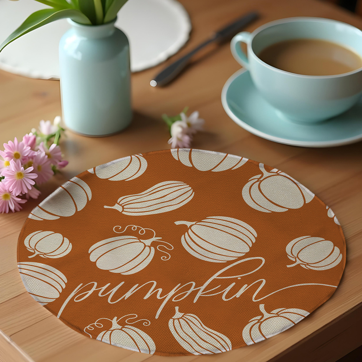 Round Linen Placemat