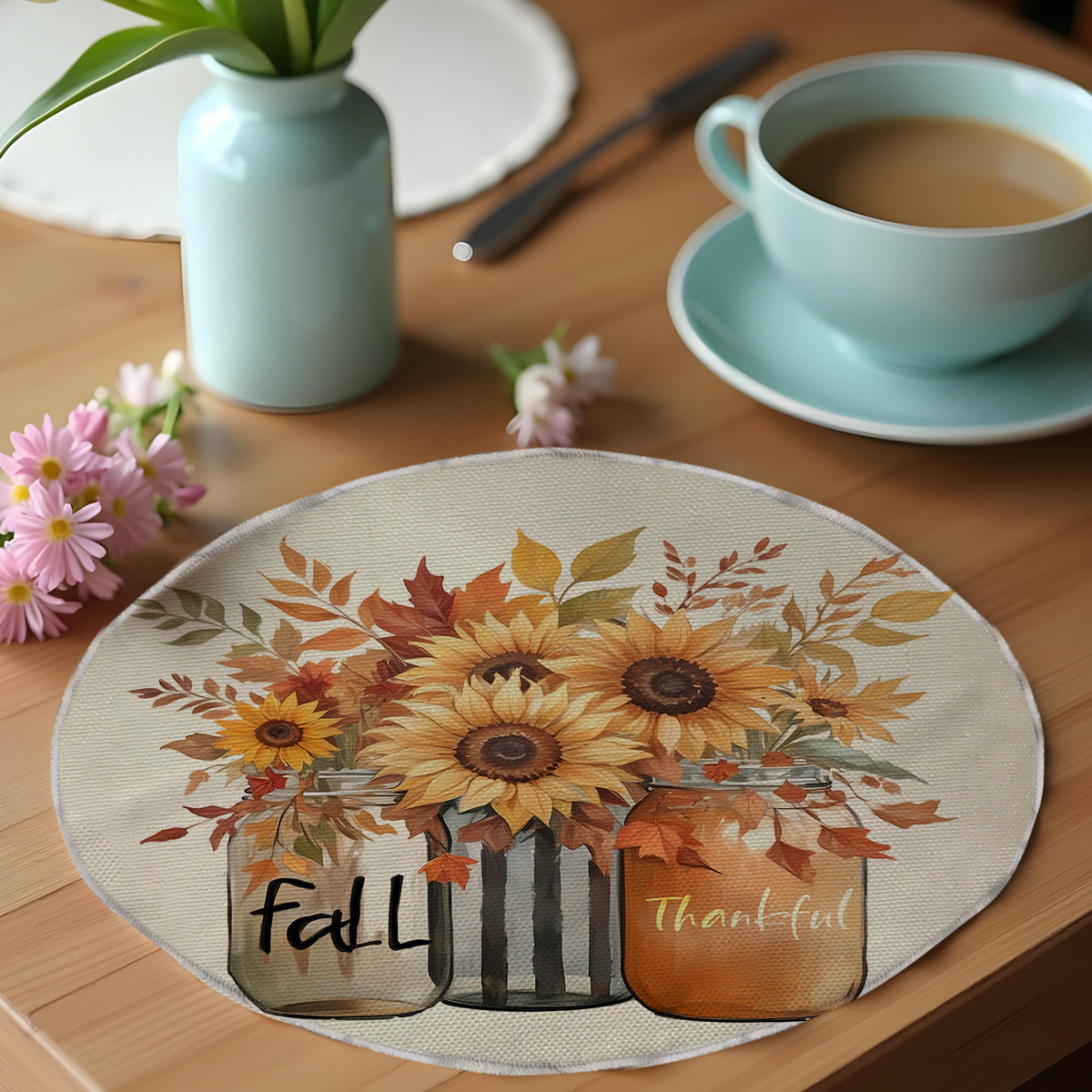 Round Linen Placemat