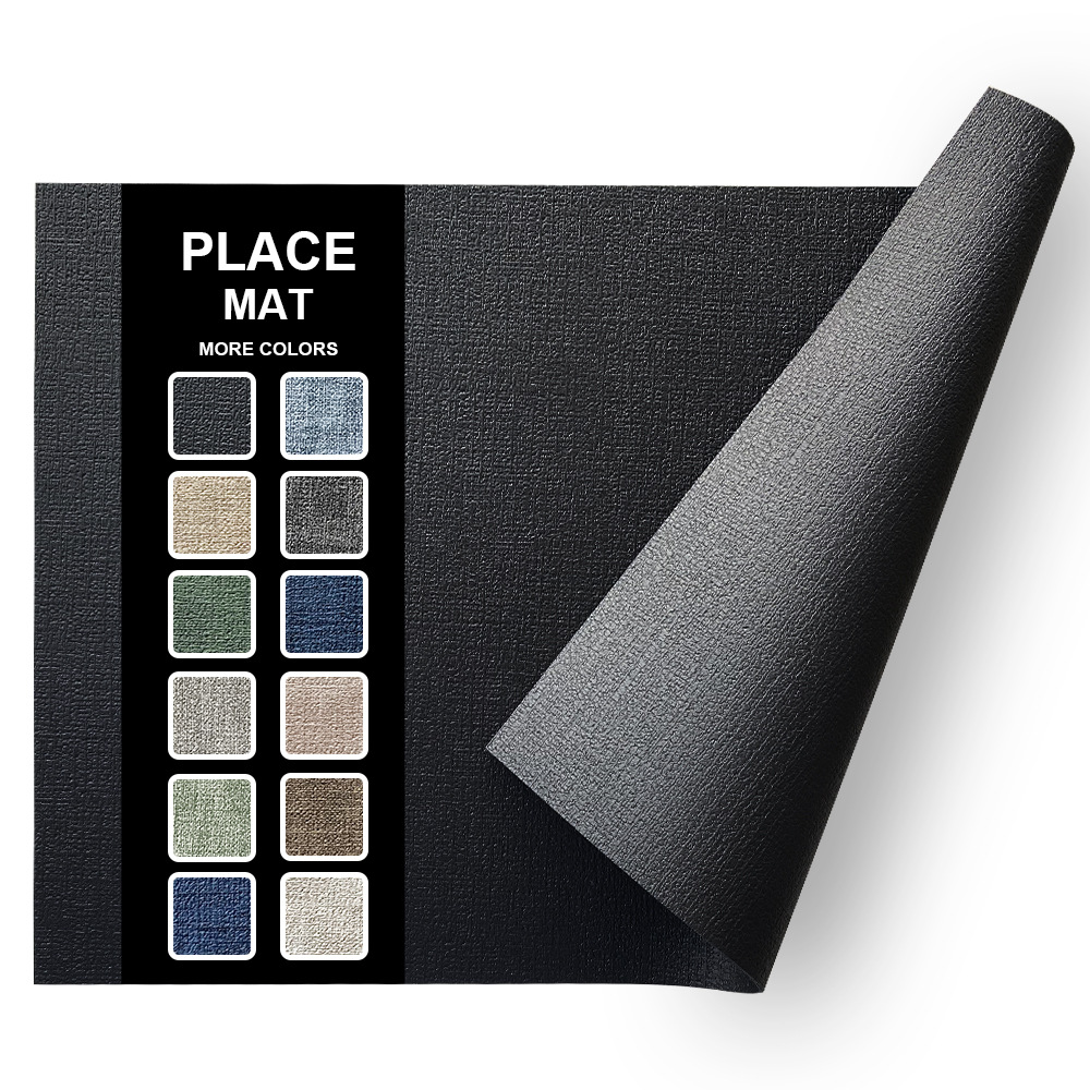 Fabric Texture Rectangle Leather Placemat
