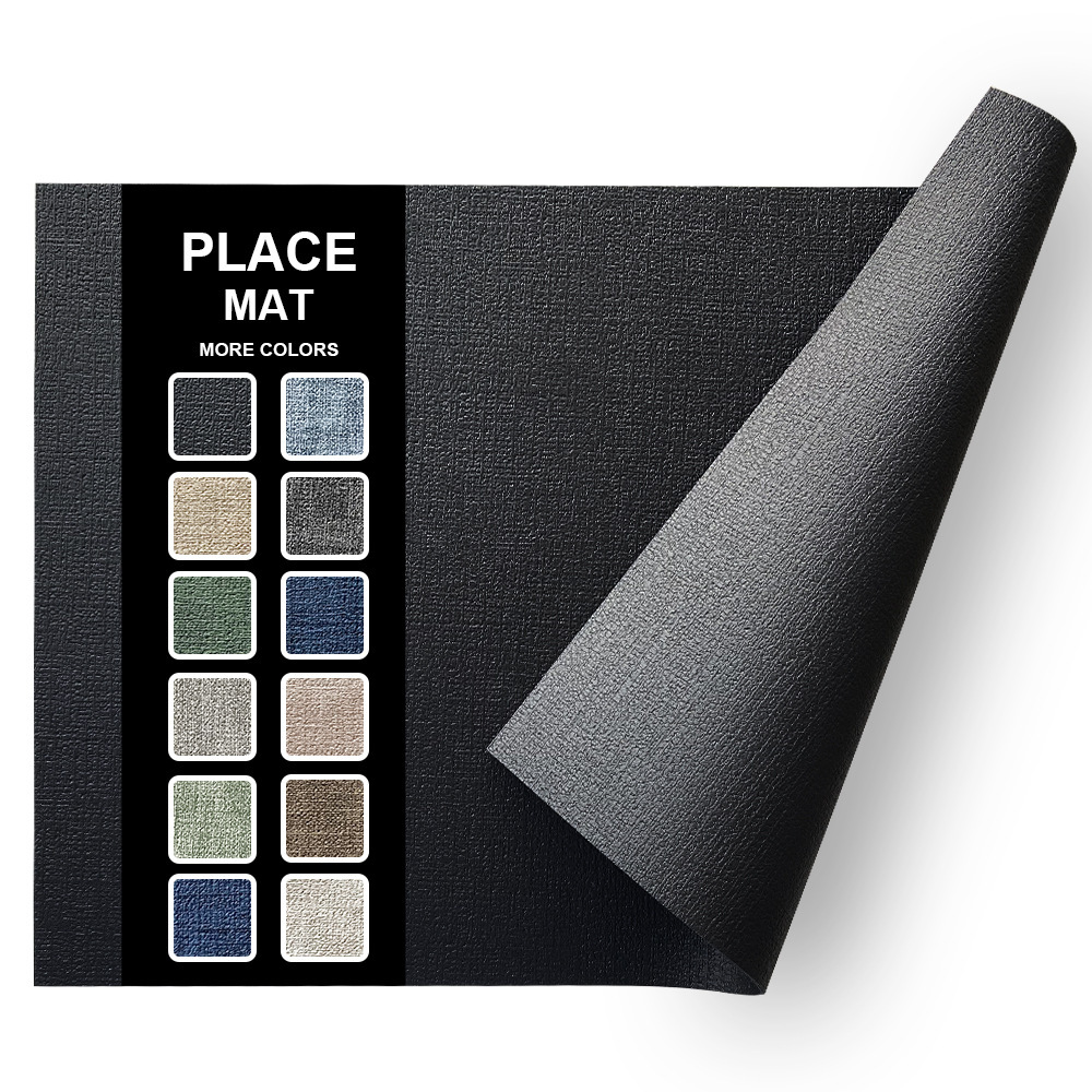 Fabric Texture Rectangle Leather Placemat