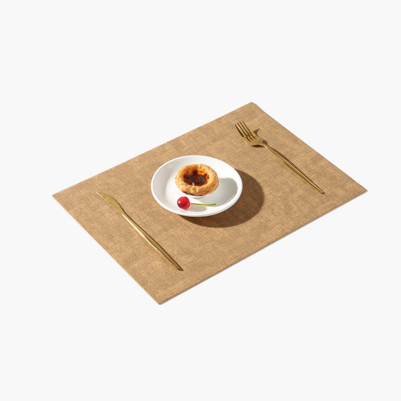 Fabric Texture Rectangle Leather Placemat