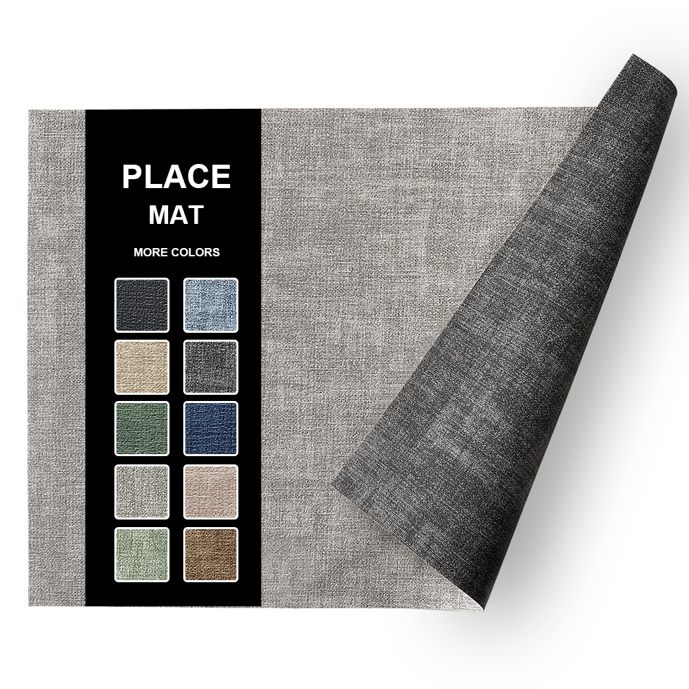 Fabric Texture Rectangle Leather Placemat
