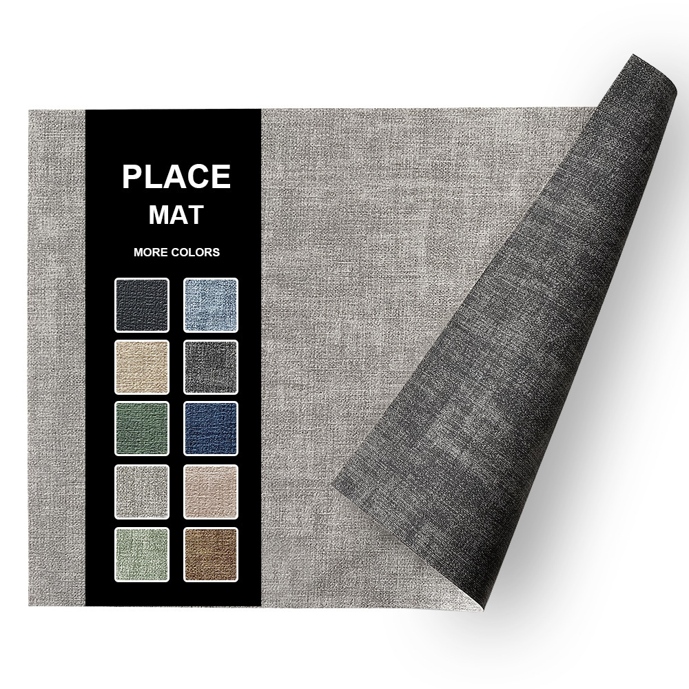 Fabric Texture Rectangle Leather Placemat