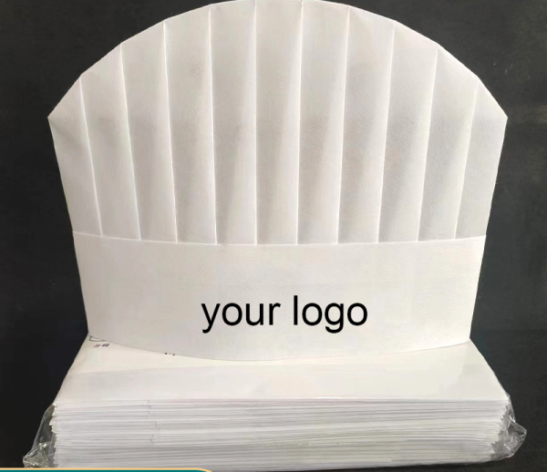 Disposable Non-Woven Dome Chef Hat for Kids