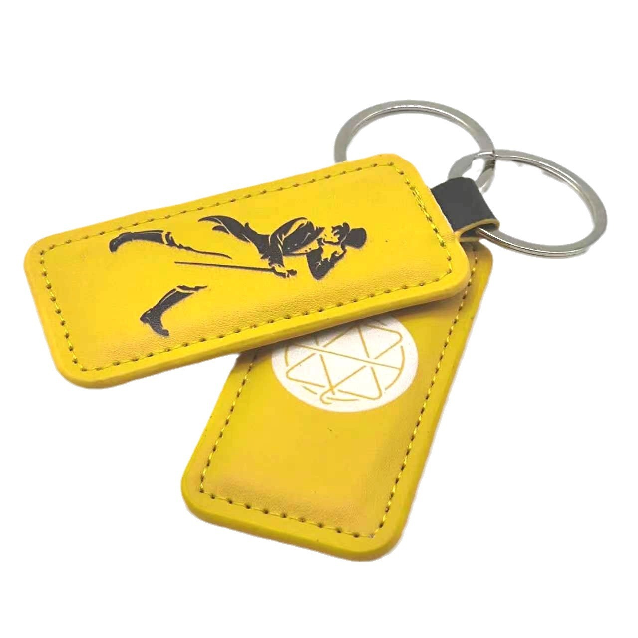 PU Leather Metal Keychain