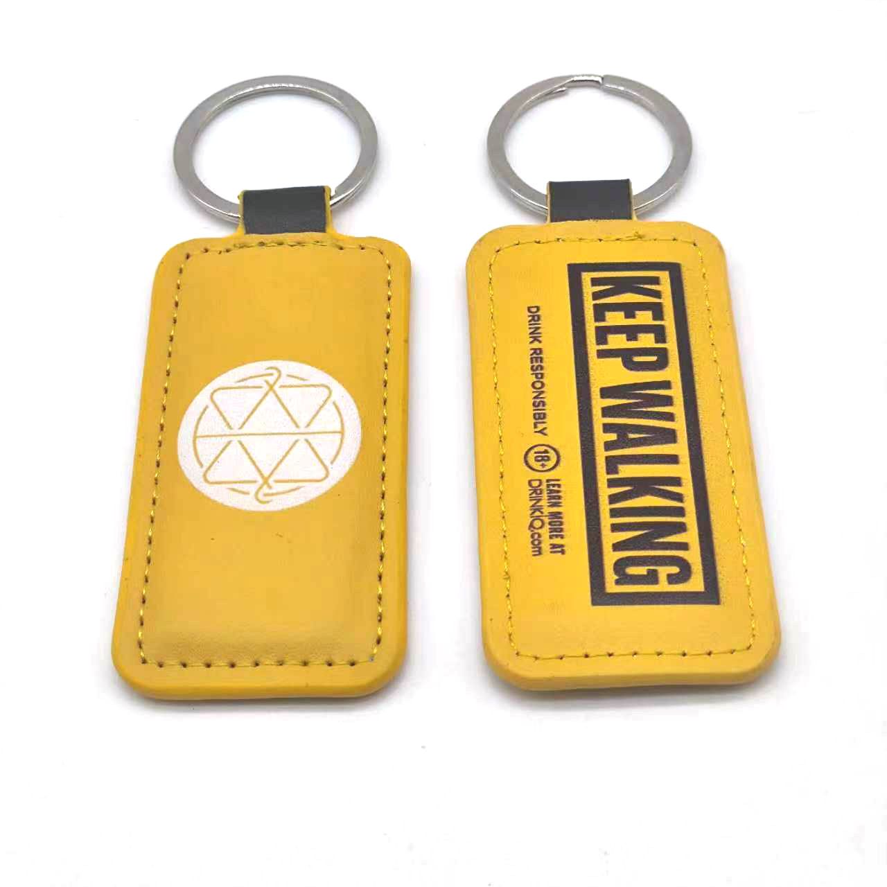 PU Leather Metal Keychain
