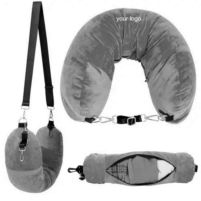 2-in-1 U-Shaped Neck Pillow