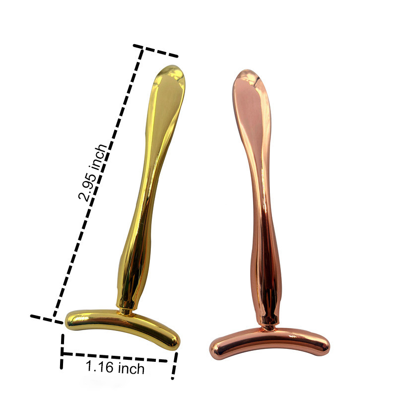T-Shaped Metal Facial Massage Stick