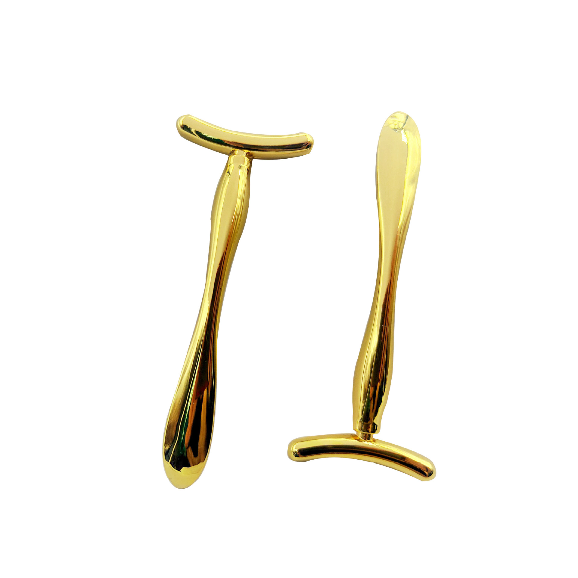 T-Shaped Metal Facial Massage Stick