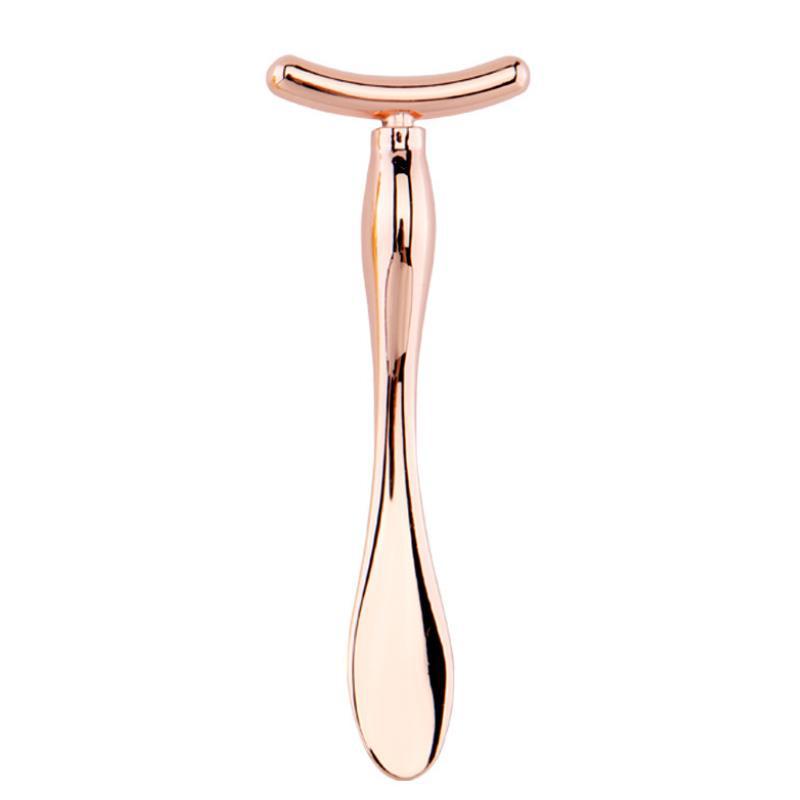 T-Shaped Metal Facial Massage Stick