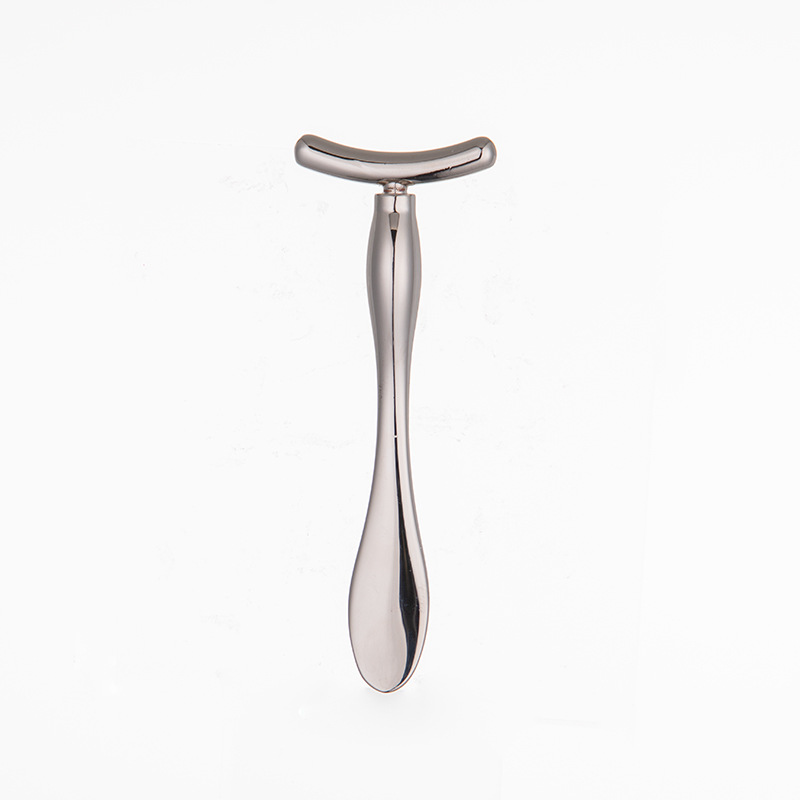 T-Shaped Metal Facial Massage Stick