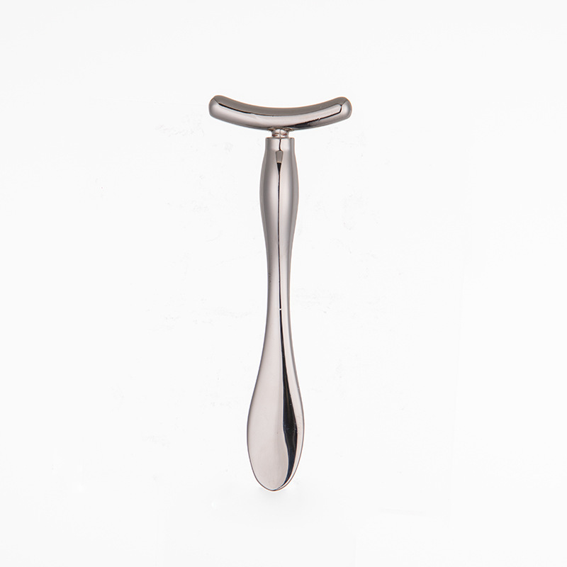 T-Shaped Metal Facial Massage Stick