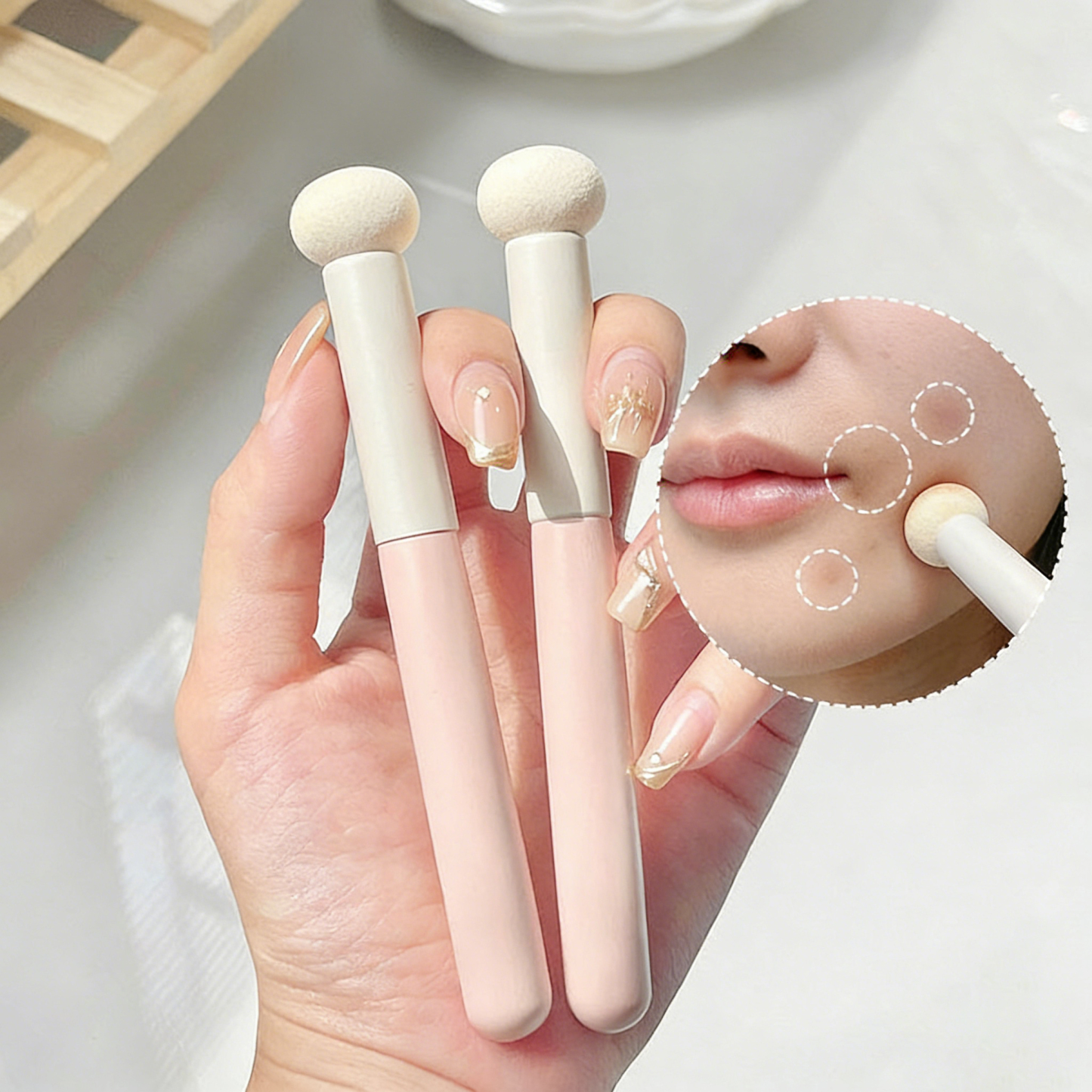 Mushroom Head Sponge Makeup Brush