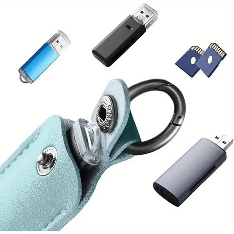PU Leather Keychain Pouch