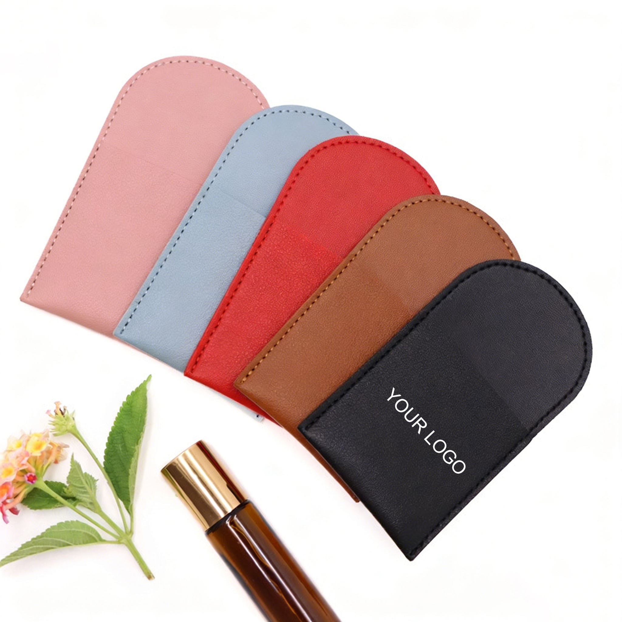 PU Leather Slim Storage Pouch