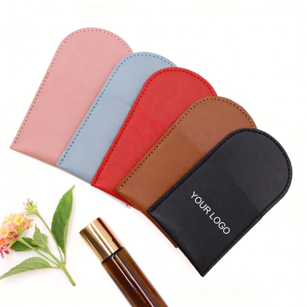 PU Leather Slim Storage Pouch