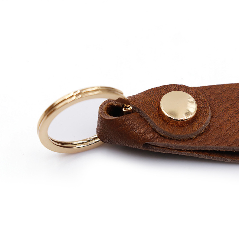 Vintage Leather Keychain