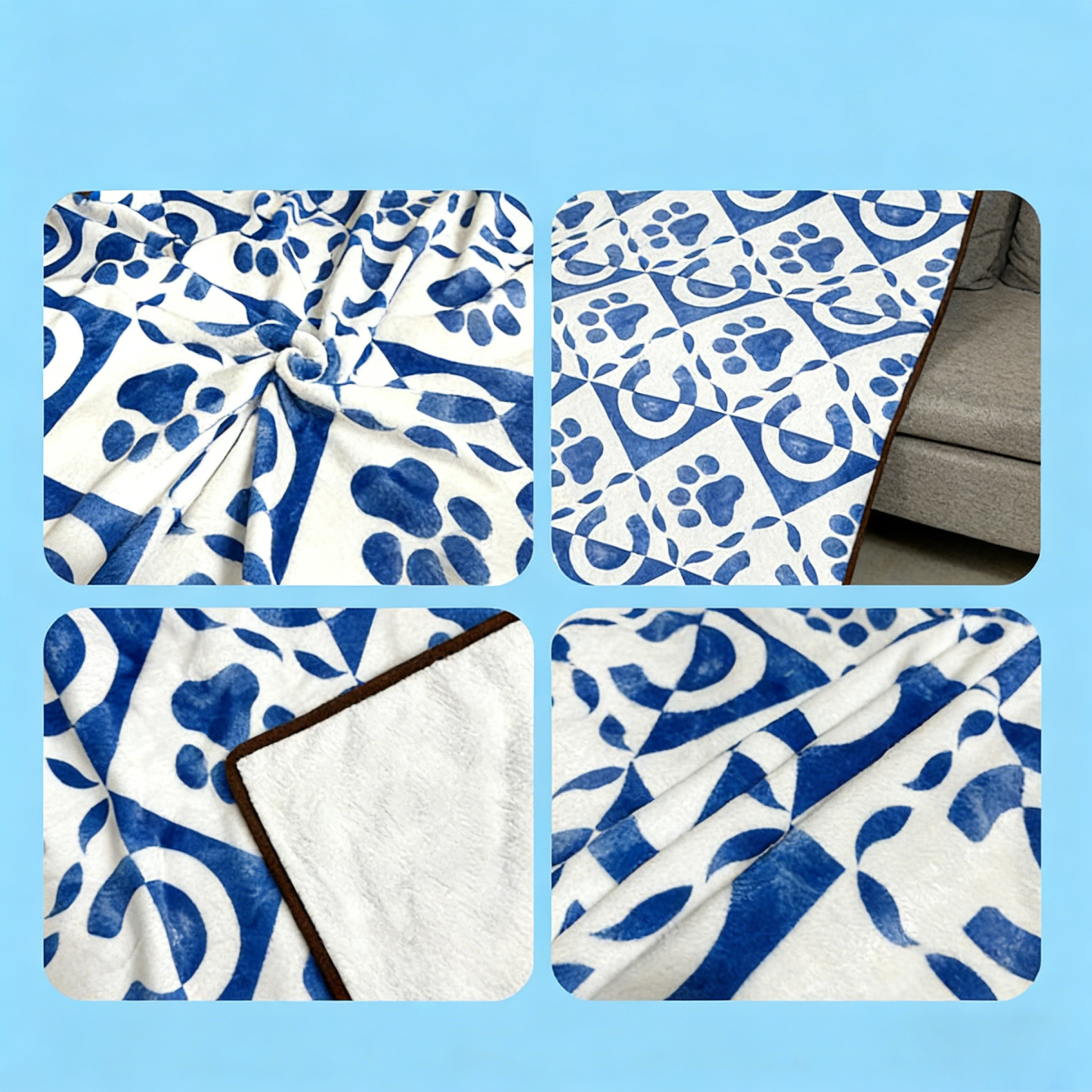 Handle Flannel Fleece Blanket