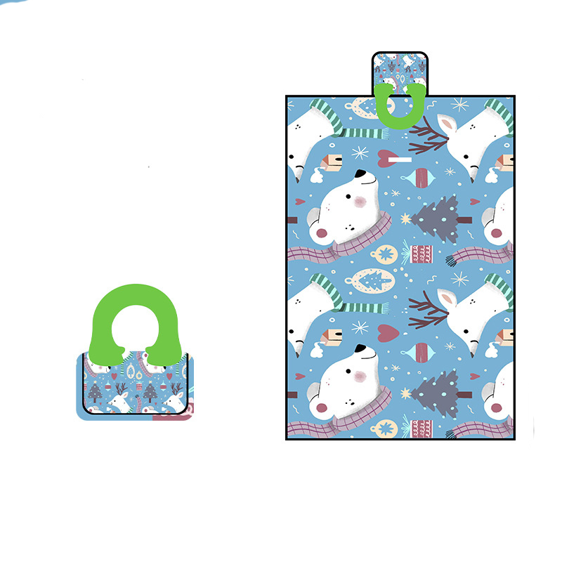 Handle Flannel Fleece Blanket