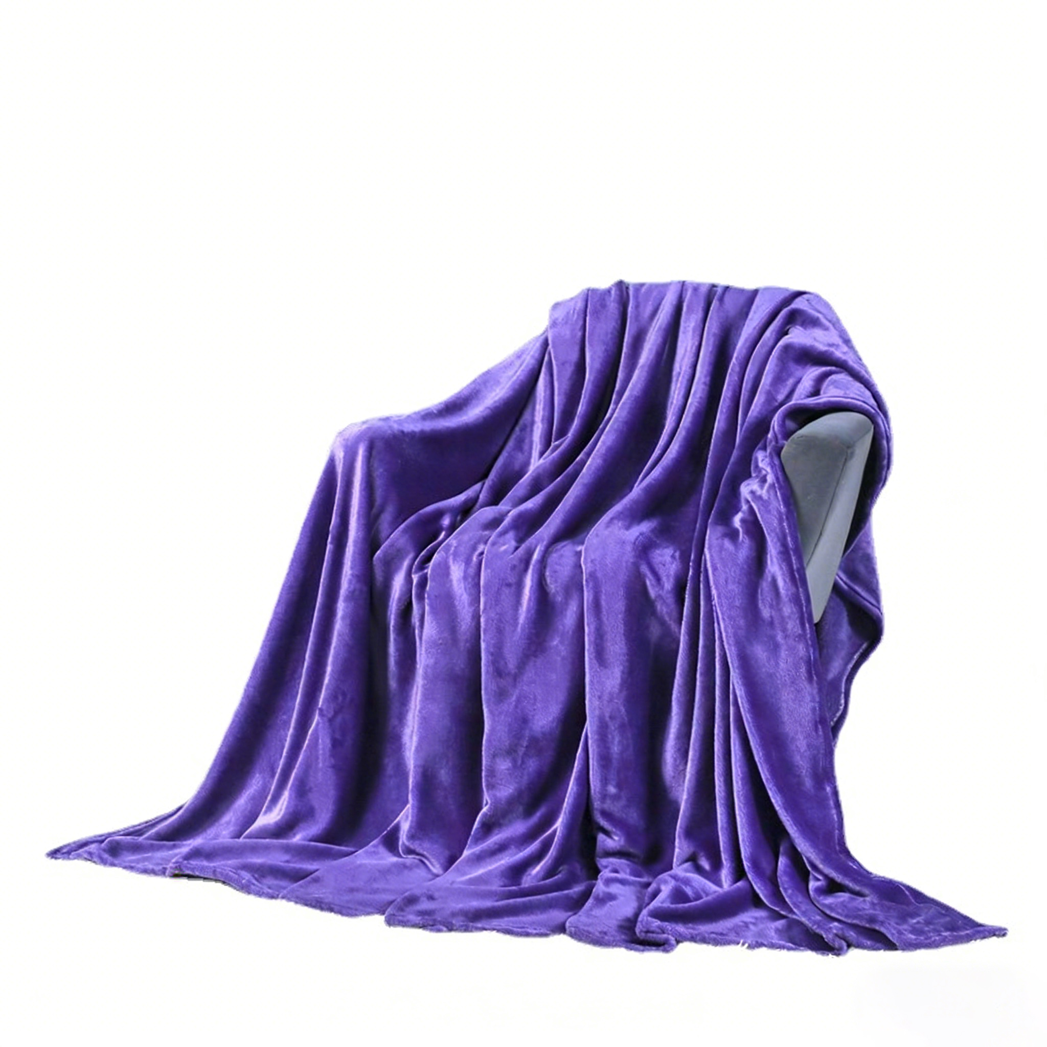 Solid Color Flannel Fleece Blanket