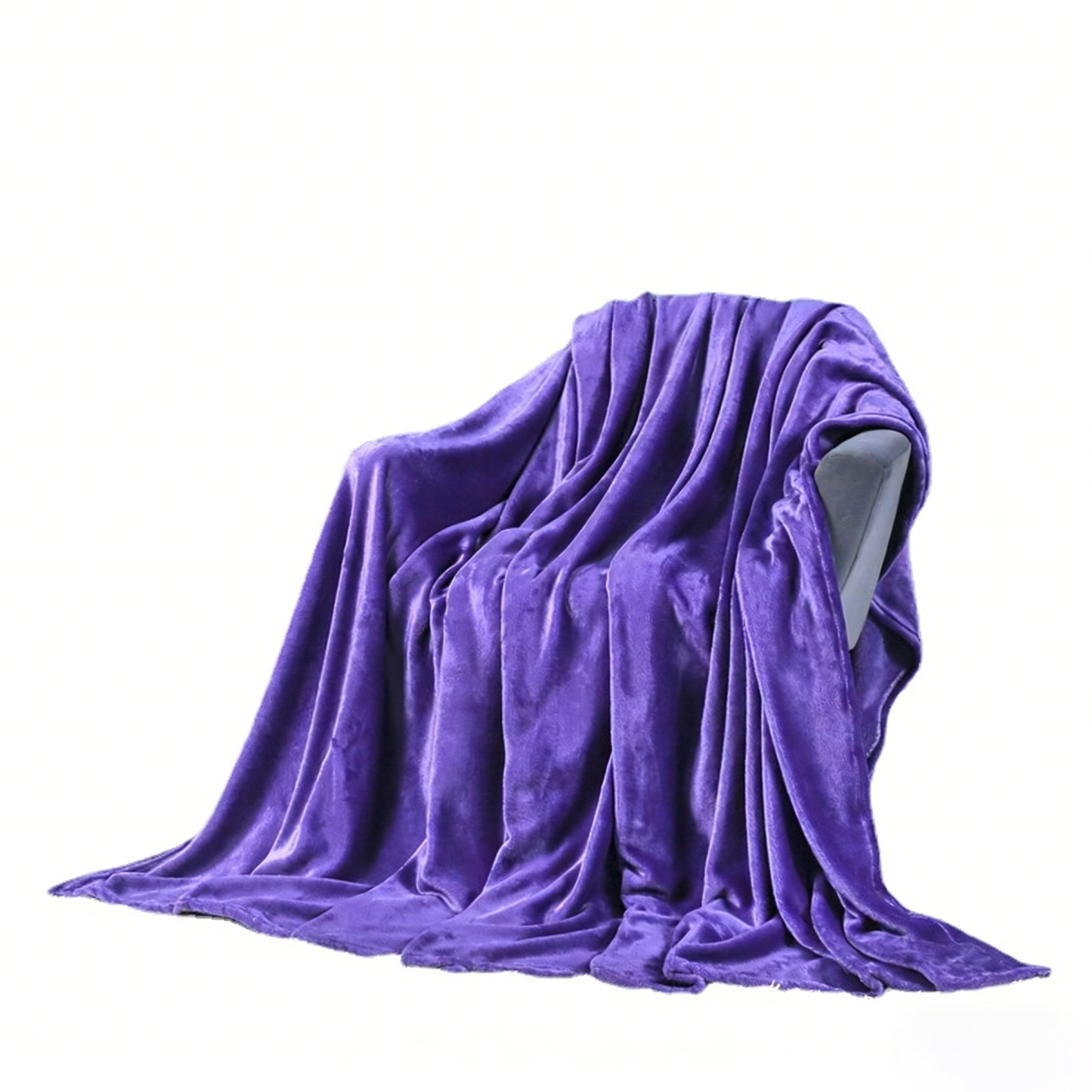 Solid Color Flannel Fleece Blanket