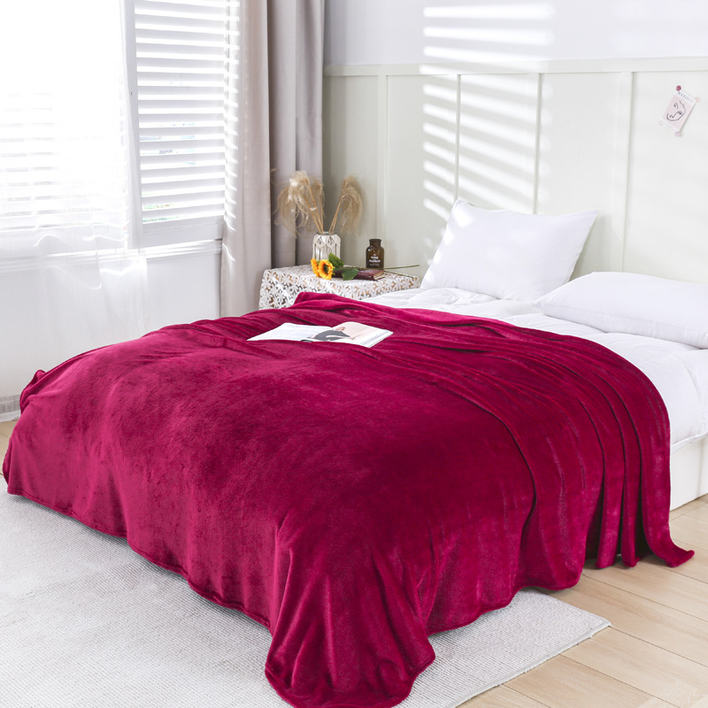 Coral Fleece Thickened Blanket