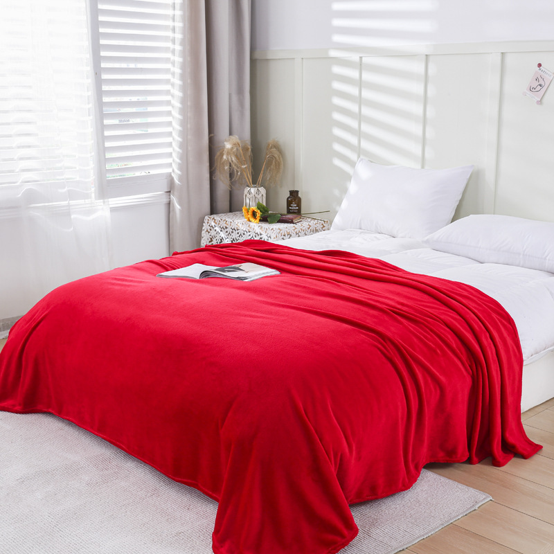 Coral Fleece Thickened Blanket