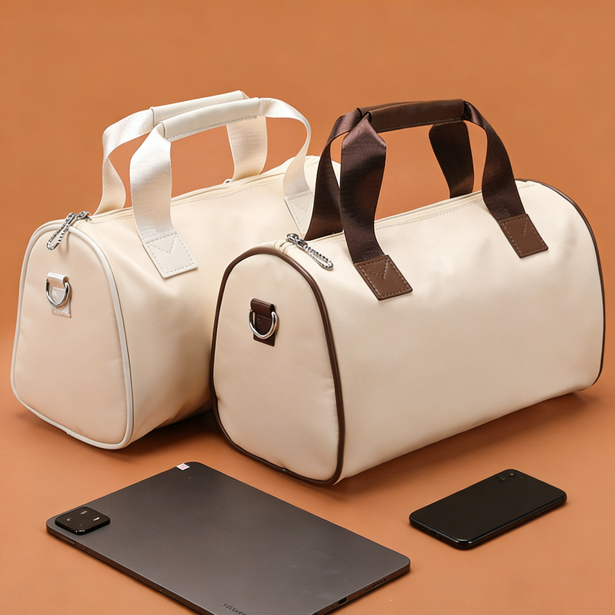 Cylindrical Sports Gym Bag
