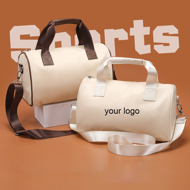 Cylindrical Sports Gym Bag