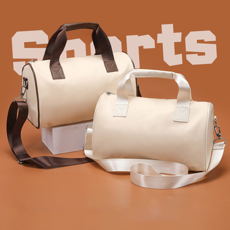 Cylindrical Sports Gym Bag