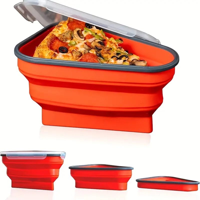 Collapsible Silicone Pizza Storage Container